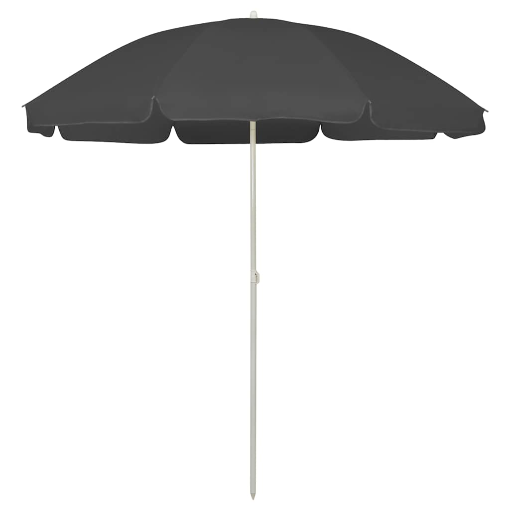 Strandschirm Anthrazit 240 cm