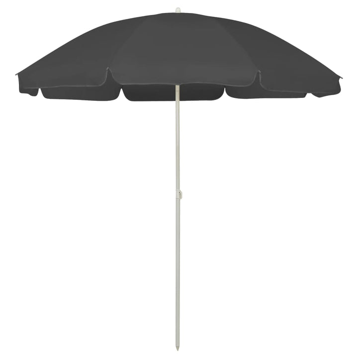 Strandschirm Anthrazit 240 cm