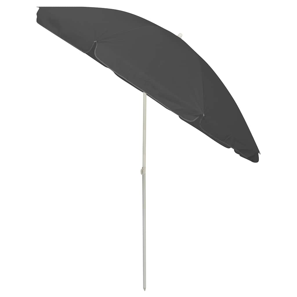 Strandschirm Anthrazit 240 cm