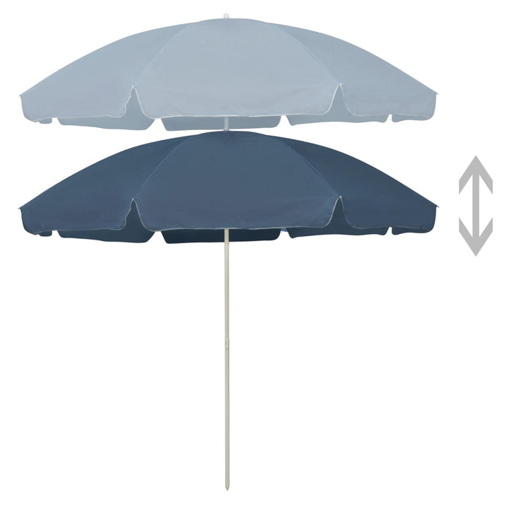 Strandschirm Blau 300 cm