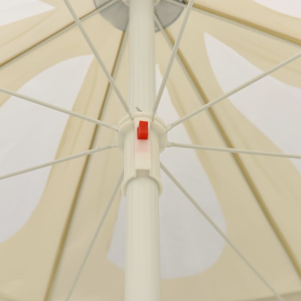 Strandschirm Sandgelb 240 cm