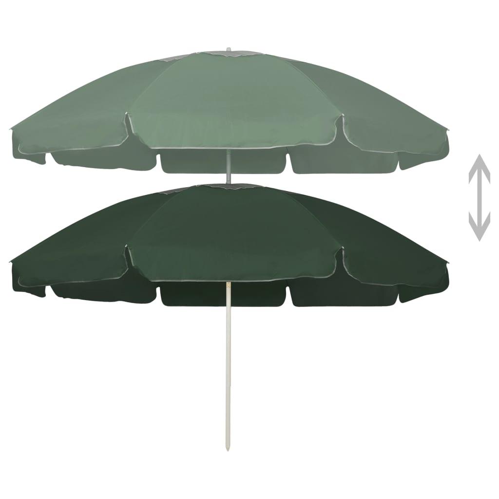 Strandschirm Grün 240 cm