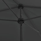 Strandschirm Anthrazit 200x125 cm