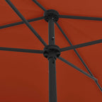 Strandschirm Terrakottarot 200x125 cm