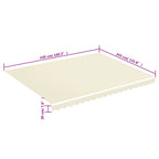 Markisenbespannung Creme 4,5x3,5 m