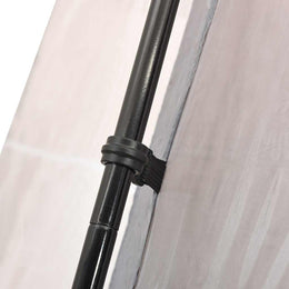 vidaXL Pool-Zelt Stoff 590x520x250 cm Grau