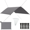 Outdoor-Tarp 3x2 m Grau