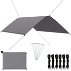 Outdoor-Tarp 3x2 m Grau