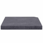 Sonnenschirm-Gewichtsplatte Schwarz Granit Quadratisch 25 kg