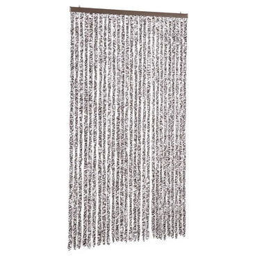 Insektenschutz-Vorhang Braun und Beige 120x220 cm Chenille