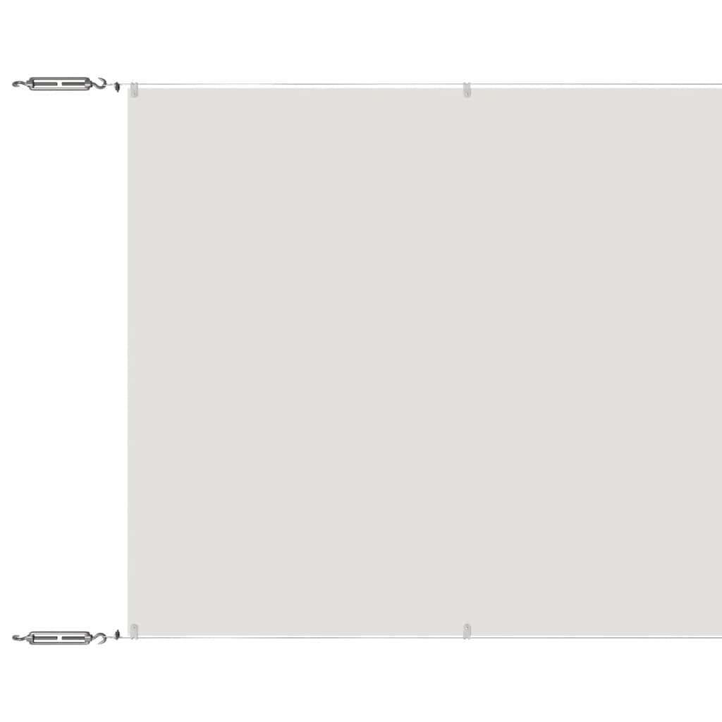 Senkrechtmarkise Weiß 60x800 cm Oxford-Gewebe