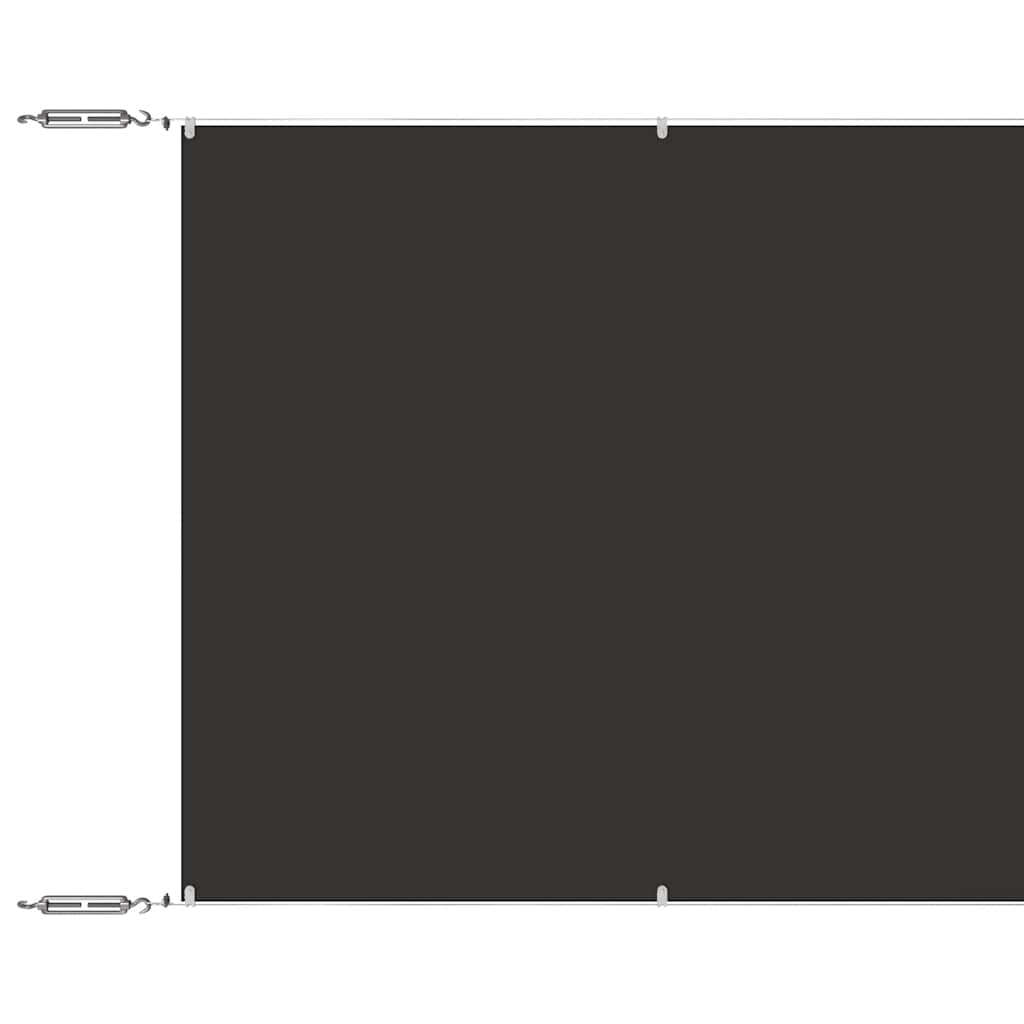 Senkrechtmarkise Anthrazit 100x1200 cm Oxford-Gewebe