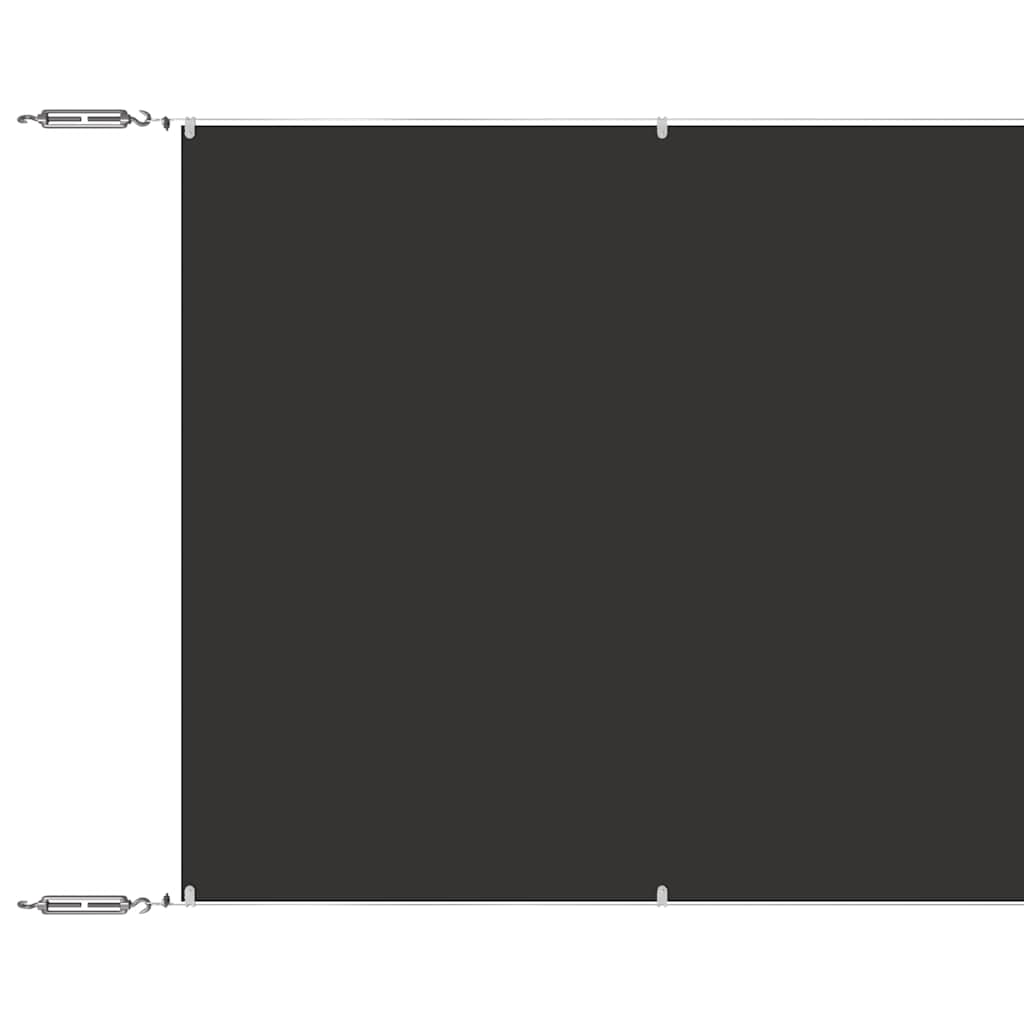 Senkrechtmarkise Anthrazit 140x600 cm Oxford-Gewebe