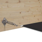 Senkrechtmarkise Anthrazit 180x1000 cm Oxford-Gewebe