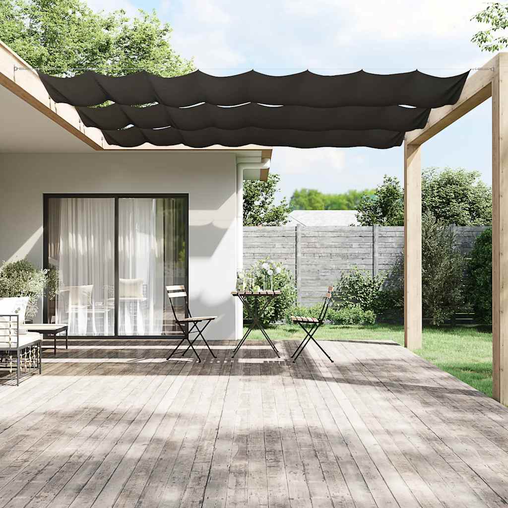 Senkrechtmarkise Anthrazit 180x1000 cm Oxford-Gewebe