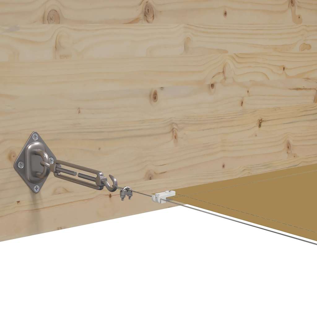Senkrechtmarkise Beige 60x1200 cm Oxford-Gewebe