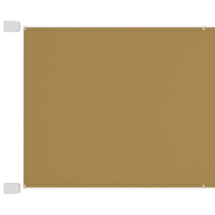 Senkrechtmarkise Beige 140x420 cm Oxford-Gewebe