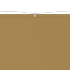 Senkrechtmarkise Beige 140x420 cm Oxford-Gewebe