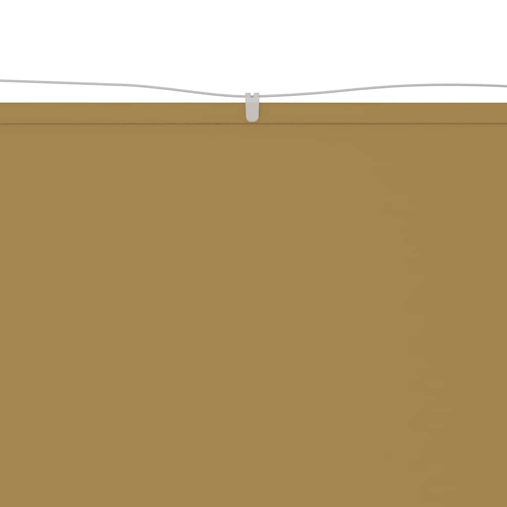 Senkrechtmarkise Beige 140x1000 cm Oxford-Gewebe