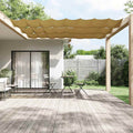 Senkrechtmarkise Beige 140x1000 cm Oxford-Gewebe