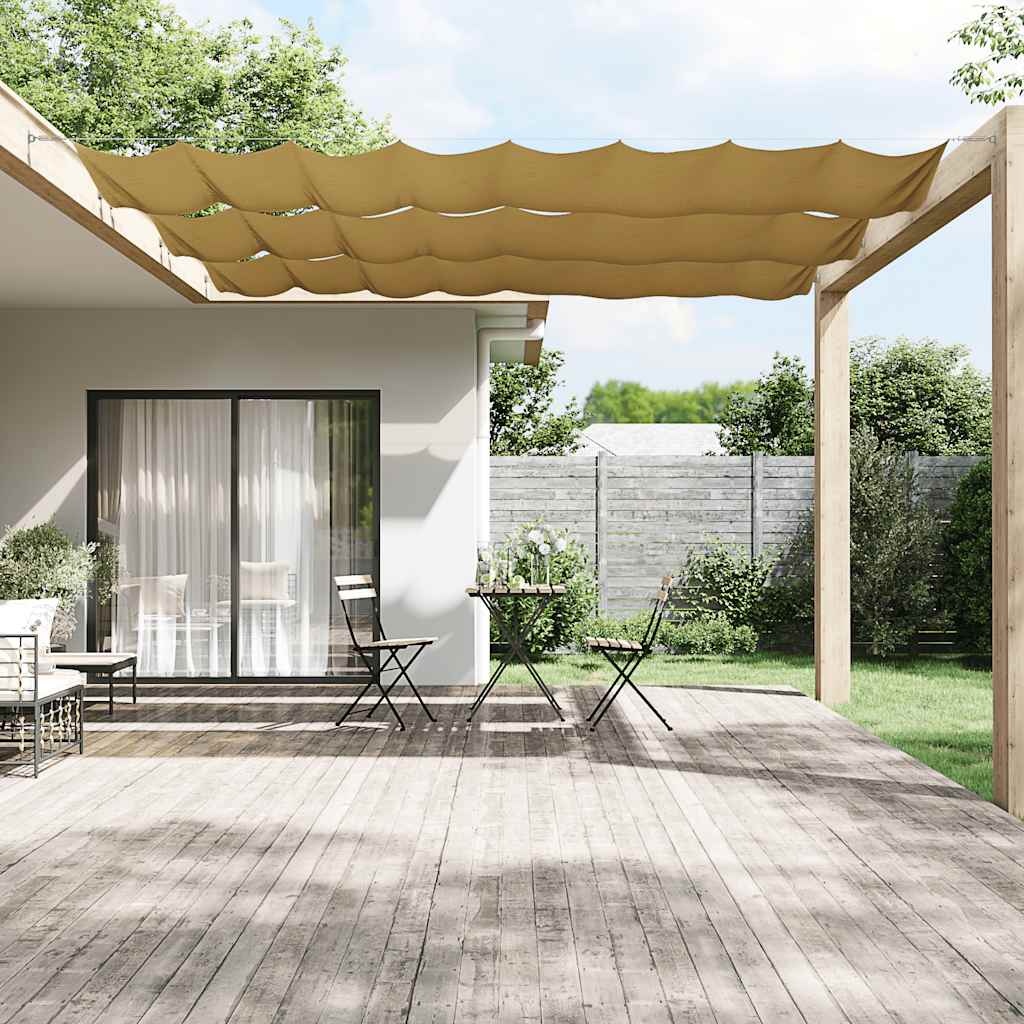 Senkrechtmarkise Beige 140x1000 cm Oxford-Gewebe