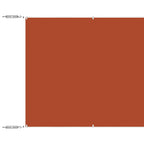 Senkrechtmarkise Terrakotta 60x1000 cm Oxford-Gewebe