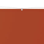 Senkrechtmarkise Terrakotta 60x1000 cm Oxford-Gewebe