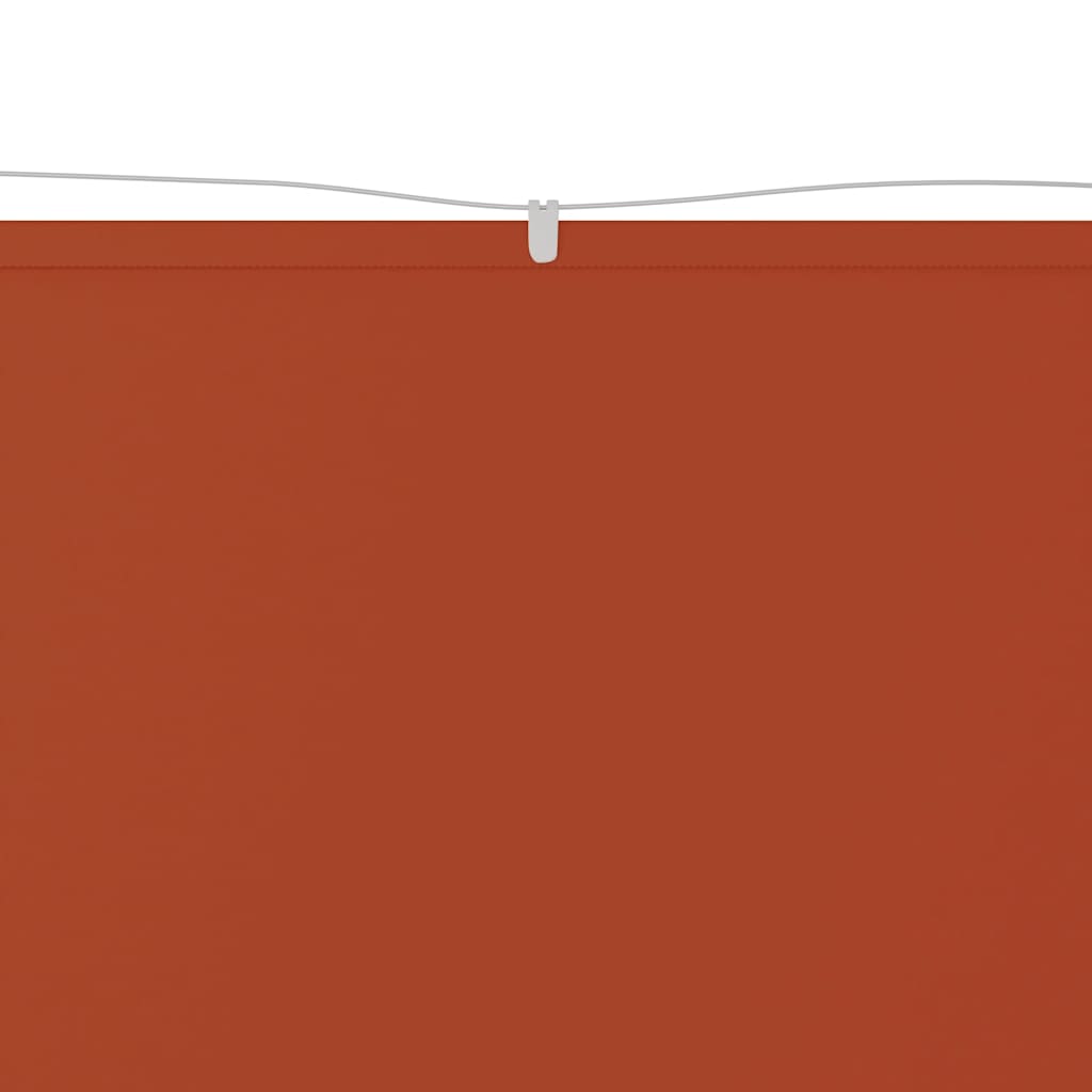 Senkrechtmarkise Terrakotta 60x1000 cm Oxford-Gewebe