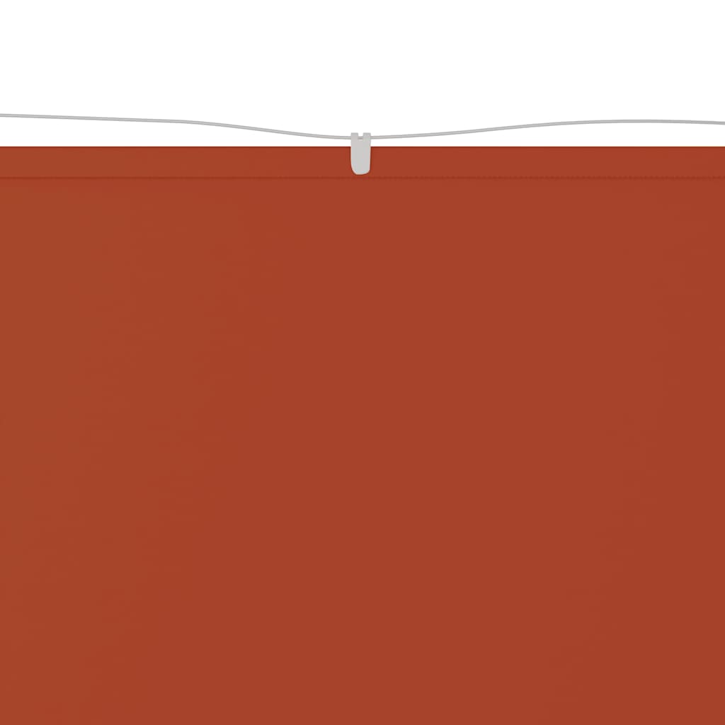 Senkrechtmarkise Terrakotta 140x600 cm Oxford-Gewebe