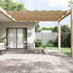 Senkrechtmarkise Taupe 180x1000 cm Oxford-Gewebe