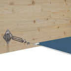 Senkrechtmarkise Blau 60x600 cm Oxford-Gewebe