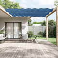 Senkrechtmarkise Blau 60x600 cm Oxford-Gewebe