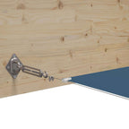 Senkrechtmarkise Blau 60x1200 cm Oxford-Gewebe
