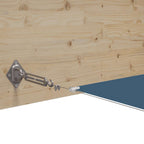 Senkrechtmarkise Blau 140x1000 cm Oxford-Gewebe