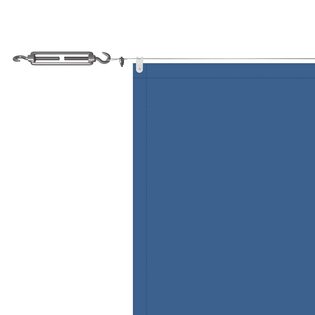 Senkrechtmarkise Blau 140x1200 cm Oxford-Gewebe
