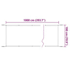 Senkrechtmarkise Blau 180x1000 cm Oxford-Gewebe