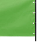 Balkon-Sichtschutz Hellgrün 120x240 cm Oxford-Gewebe