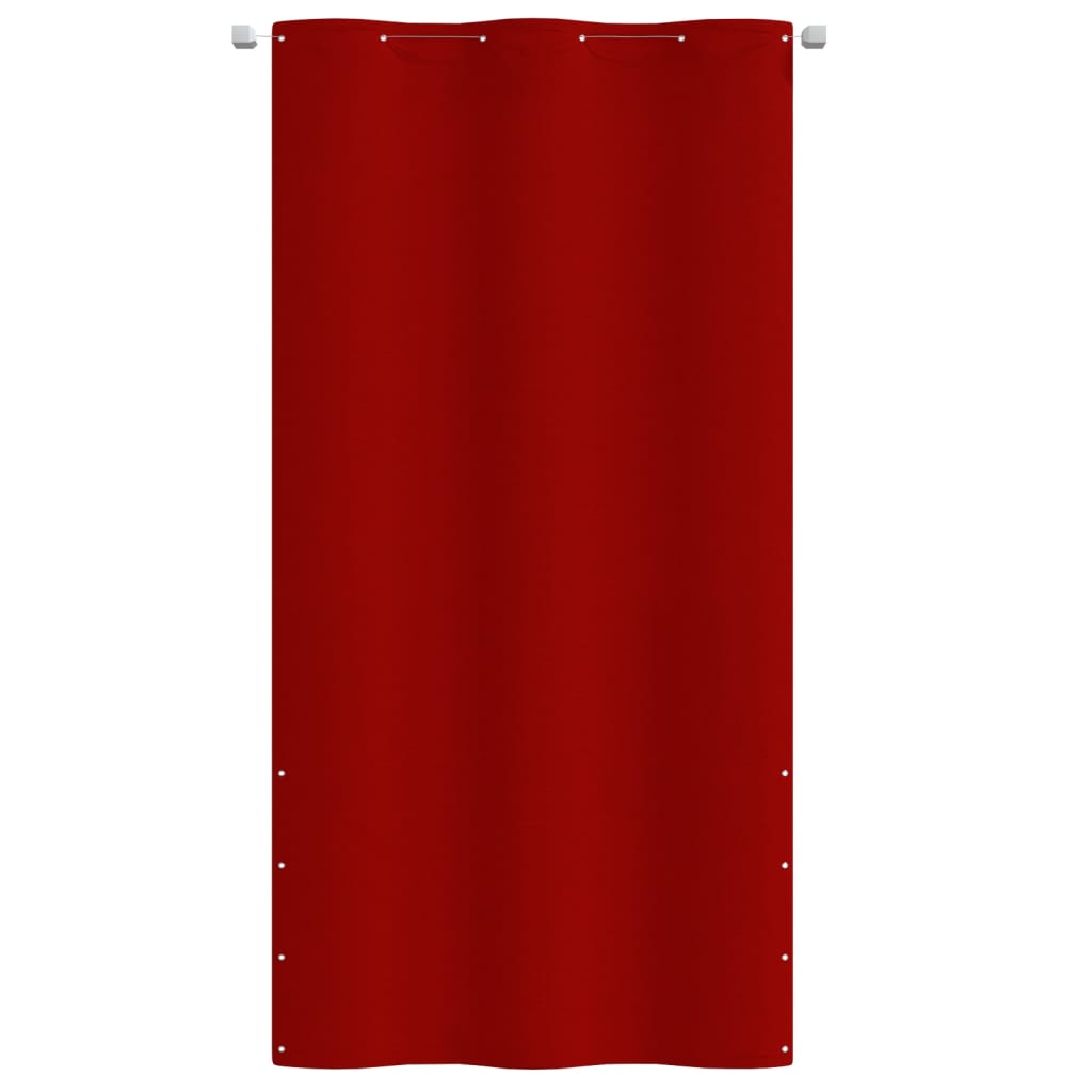 Balkon-Sichtschutz Rot 120x240 cm Oxford-Gewebe