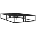 Bettgestell Schwarz Metall 120x200 cm