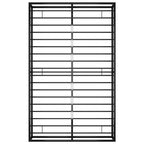 Bettgestell Schwarz Metall 120x200 cm