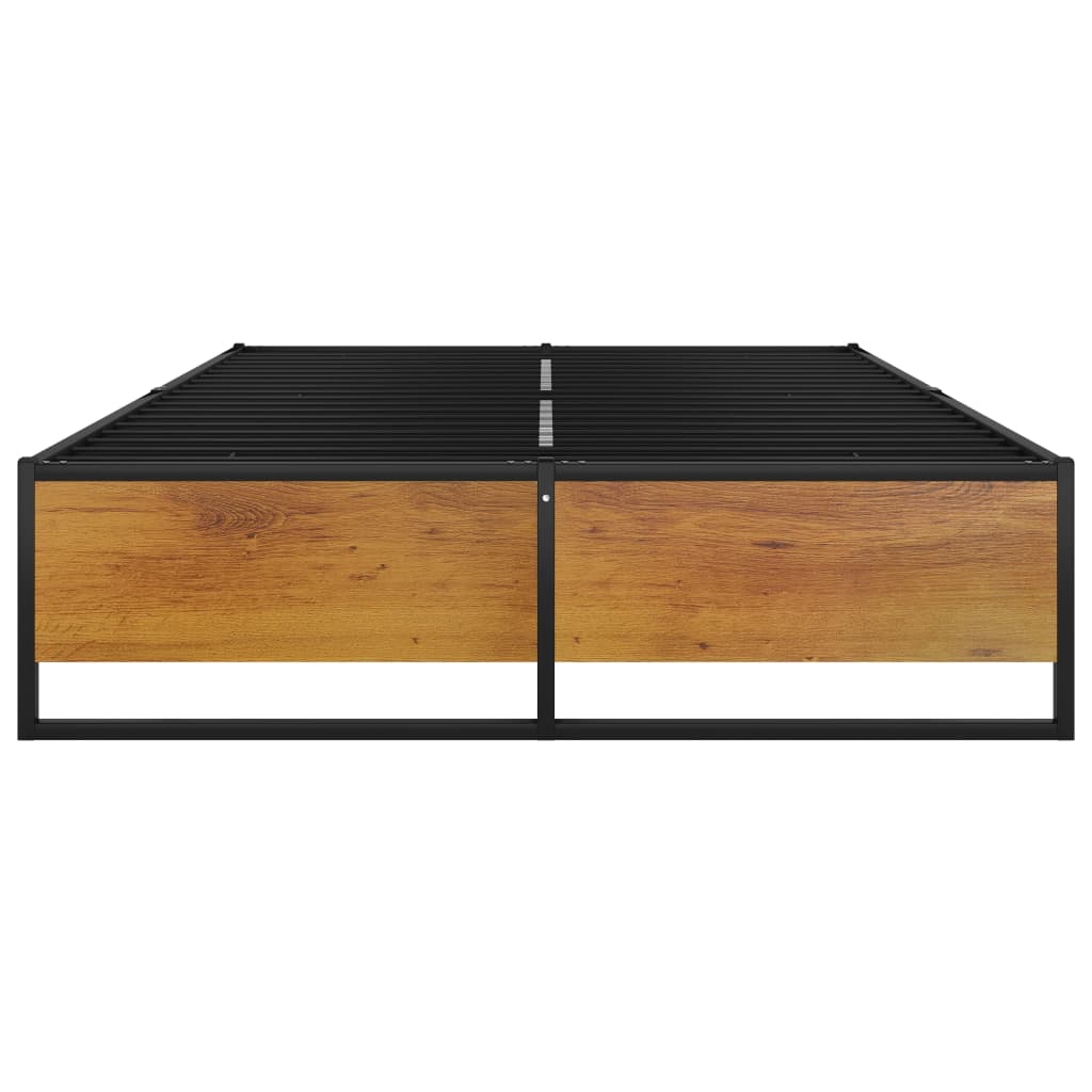 Bettgestell Schwarz Metall 120x200 cm