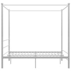 Himmelbett Weiß Metall 160x200 cm