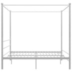 Himmelbett Weiß Metall 200x200 cm