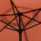 Sonnenschirm mit Metall-Mast 300 cm Terrakotta