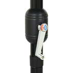 Sonnenschirm mit Aluminium-Mast 3-lagig Anthrazit 3,5 m
