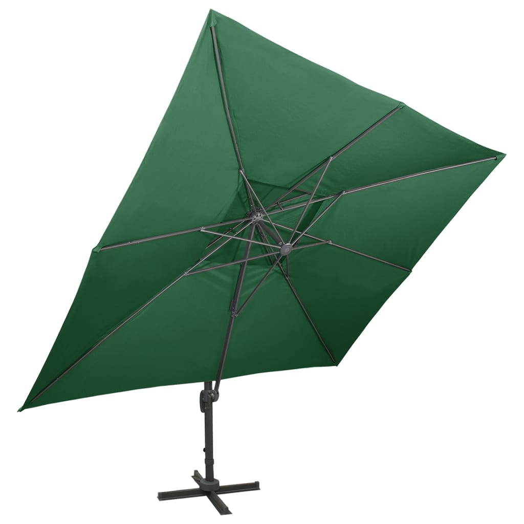 Ampelschirm mit Lüftung