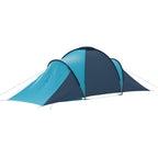Campingzelt 6 Personen Blau und Hellblau