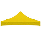 Partyzelt-Dach 3x3 m Gelb 270 g/m²