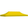 Partyzelt-Dach 6x3 m Gelb 270 g/m²