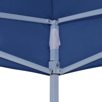 Partyzelt-Dach 2x2 m Blau 270 g/m²